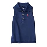 ラルフローレンの子供服　POLO　RALPHLAUREN　ベビー女の子　ノースリーブポロシャツ　８０ｃｍ [並行輸入品]