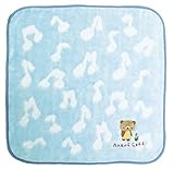 日本製 アナノカフェ Anano Cafe ハミングタオルハンカチ ブルー 547580