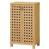 白井産業 【SHIRAI】  シューズラック くつ箱 格子の和風下駄箱 玄関収納 ハナノマ HNM-1060