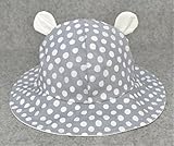 Rush.C ファッション 小物 帽子 ツバ付き かわいい ベビー グリーン グレー 【Rush.Cオリジナルハンカチセット】 B85 (グレー)