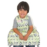 BIB-ON, A New, Full-Coverage Bib and Apron Combination for Infant, Baby, Toddler Ages 0-4+. One Size