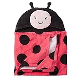 カーターズ Carter's フード付き タオル てんとうむしさん テリー綿100% 127ｃｍ×69cm Ladybug Hooded Towel フリーサイズ