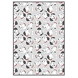 [丸眞] 毛布 101匹わんちゃん/フェイシーズN 21 101匹わんちゃん 約H200×W140cm