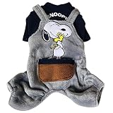 犬服 Tシャツ ペット服 ドッグウェア 可愛いつなぎ ペットウェア コスチューム 犬仮装 洋服 柔らかい 防寒 人気 ファッション 小中型犬 ペット用品 脱毛保護 春秋冬服 クリスマス ハロウィン (グレー, L)