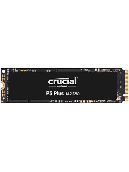 【5,980円】Crucial P5 Plus 1TB SSD PCIe Gen4 (最大転送速度 6,600MB/秒)