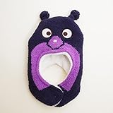 アンパンマン 帽子 なりきり ふわもこ帽子 46-48cm/48-50ｃｍ (FA9798) (46-48cm, ブラック(バイキンマン))