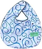 Caden Lane Luxe Collection Bib Set, Dark Blue Swirl, 2-Count by Caden Lane [並行輸入品]