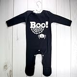New Baby Halloween BOO! Romper Suit Baby Grow Costume by Party Delights