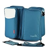 エルフ ベビー (Fairy Baby) 多機能マザーズバッグ ベビーベッドになる 消臭抗菌 大容量 ナイロン (ブルー,40*16*35cm)