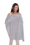Zenoff Products Nursing Cover, Midnight Poppy, Grey, Black by Zenoff Products