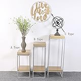 リビングルームフラワーラック鍛鉄マルチフロアフラワースタンドバルコニープラントディスプレイスタンド (Size : A Type)