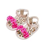 Onuneed ベビー用シューズ、　 履きやすい　花　女の子 キッズ サンダル　「0－18ヶ月」キッズに適用 (11, ピンク)