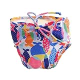 サイズミディアム、調節可能な乳児用泳ぎのおむつ、[魚、カラフル]