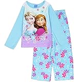 アナと雪の女王 フリース 長袖パジャマ 上下セット (Toddler) (2T) [並行輸入品]