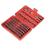 100 台の PC の設定を施したクロムバナジウムスチール製ドライバのトルクスの六角ビットセット w / ケース T 1 H 3