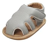 C-Princess 幼児靴 ベビー シューズ ファーストシューズ サンダル つま先保護 赤ちゃん キッズ 女の子 男の子 可愛い 滑り止め 歩行練習 グレー 12cm