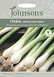 【輸入種子】 Johnsons Seeds Organic Onion (Spring) White Lisbon オニオン（スプリング）・ホワイト・リスボン ジョンソンズシード [並行輸入品]