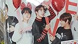 K - pop防弾少年団BTSブランケットBlanket 35 " x 22 "膝含まBTS面白いステッカー