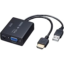 Amazon.co.jp：サンワサプライ HDMI信号VGA変換コンバーター VGA