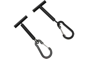 Outanaya 釣り道具 ポータブルティペットラインホルダー フライフィッシングティペット 釣り糸ホルダー ティペットラインテンダー アルミニウム Black