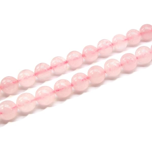 Amazon.co.jp: 6mm ローズクォーツ 10玉セット バラ売り