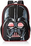 Star Wars Big Boys Disney Darth Vader Ani-Mei Sound and Lights 16 Inch Backpack, Black, One Size [並行