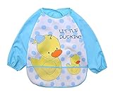 長袖スモックベビー乳児Bibs