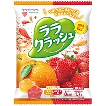 Amazon.co.jp: マンナンライフ 蒟蒻畑ララクラッシュ 杏仁ミルク 24g×8