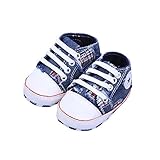 Itaar ベビーシューズ デニム 子供 スニーカー 男の子 可愛い 男児 フォーマル靴 (11, ダークブルー)