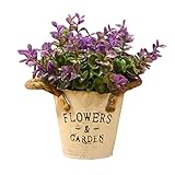 結婚式のための人工花/パーティーテーブル装飾-紫ユーカリ