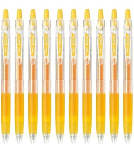 Pilot ボールペン ホワイトとイエロー Amazon | Pilot Juice 0.7mm ゲルインクボールペン イエロー