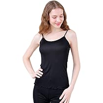 Amazon | (MAYUDAMAシルク)シルク キャミソール トリコット