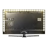 XCSOURCE 79インチリバーシブルUSBバイアス照明、TVバックライトストリップストリップキットウォームホワイト、周囲背景照明forテレビPCモニタld1234
