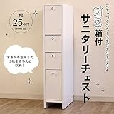 ゴミ箱付サニタリーチェスト　25cm幅　SPD-25
