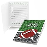End Zone – Football – Fill Inベビーシャワーまたは誕生日PARTY INVITATIONS ( 8 Count )