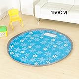 Greensun ( TM ) 80 cm 150 cm子供おもちゃストレージバッグオックスフォード布折りたたみ式引きひもポーチキュートBaby Play Mat LegoおもちゃSundriesオー