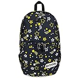 [アウトドアプロダクツ] OUTDOOR PRODUCTS キッズ リュック 男の子 女の子 子供 ジュニア 通学 通園 遠足 おしゃれ かわいい (スター/ブラックイエロー)