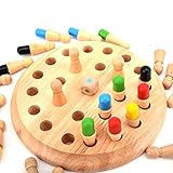 子供キッズ 木製 ブロック/積み木 チェス パズル 知育玩具 赤ちゃん 遊びながら記憶能力をアップ