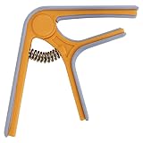 ARIA アリア カラーカポタスト クリップタイプ ライトブルー/オレンジ GC-12 LBO