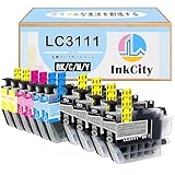 【InkCity】ブラザー用LC3111互換インクカートリッジ【BK×4本 C/M/Y各2本 計10本】大容量【純正併用可能/高精彩・高発色/ICチップ残量表示/安心サポート】DCP-J572N、DCP-J577N、DCP-J587N、DCP-J972N 、DCP-J978N-W/B、DCP-J987N-W、MFC-J893N、MFC-J738DN/DWN、MFC-J998DN/DWNなど利用可能