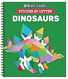 Brain Games - Sticker by Letter: Dinosaurs (Sticker Puzzles - Kids Activity Book)