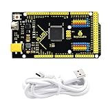 KEYESTUDIO 5V Mega 2560 R3 Plus マイコン ボード + Type-C USB ケーブル スターターキット for Arduino アルドゥイーノ アルデュイーノ アルディーノ，1.5A出力