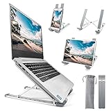 Homesuitラップトップスタンド、調整可能なポータブルラップトップデスクホルダー、MacBook Pro Air、iPad、Lenovo