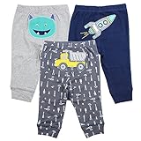 カーターズ Carter's ボディスーツ ロンパースにピッタリ ベビー ロング パンツ ボトムス 男の子 3点セット012 (6months(61-67cm)) [並行輸入品]