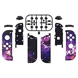 eXtremeRate スイッチ ジョイコン対応用交換シェル、switch joyconとswitch 有機elモデルに対応用ハンドヘルドコントローラーハウジングケース、フルセットボタン付き、ジョイコンに対応用DIY交換ケース（ジョイコン switch本体は含まれていません）【グレートウェーブ】