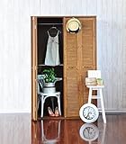 クローゼット 収納 衣類収納 にぴったり プラカルーバークローゼット 120cm幅 ブラウン