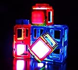 NEOFORMERS カラフルなLED磁気建物ブロック 子供用 楽しい教育玩具 初期学習 積み木62個
