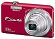 CASIO デジタルカメラ EXILIM EX-ZS29RD 広角26mm 光学6倍ズーム プレミアムオート 1610万画素 レッド