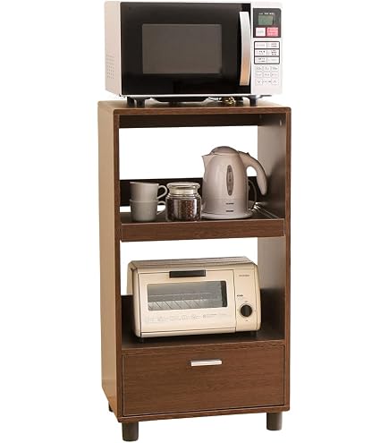 Amazon｜大川家具 ハーティーカンパニー レンジボード 50㎝幅A