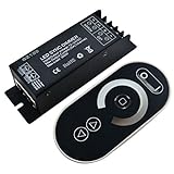 ILS - LED Touch Controller RF Wireless Remote Dimmer 1 Channel 25A DC12V-24V For Single Strip Light 
